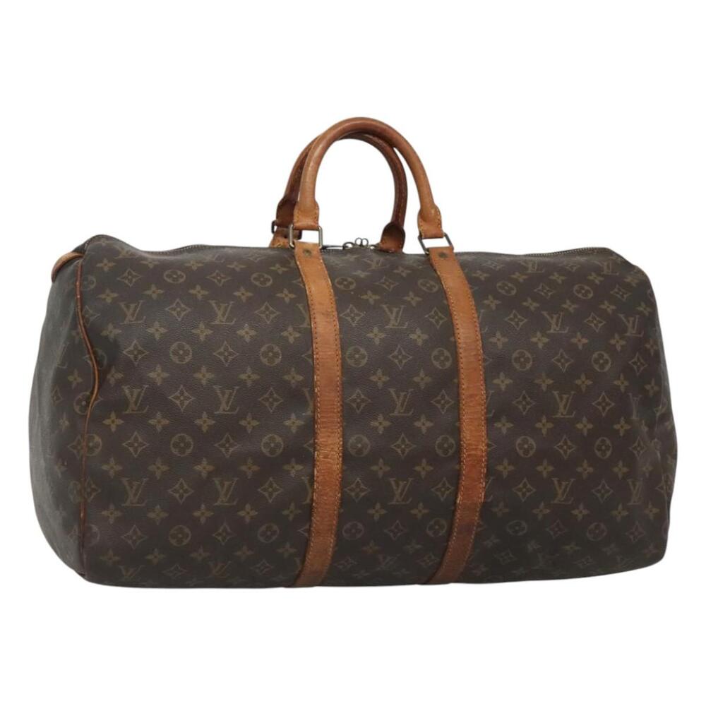 LOUIS VUITTON Monogram Keepall 55 Boston Bag M41424 - Picture 1 of 16